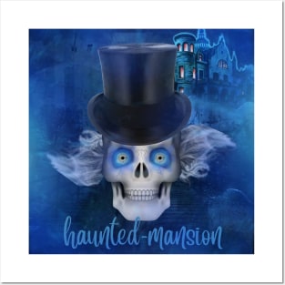 Haunted Mansion hat skull Posters and Art